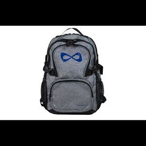 NFINITY // Sparkly Blue Logo Backpack